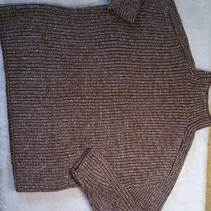 Ann Taylor Brown Crewneck Sweater
